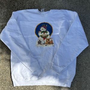 Vintage Snowman Sweater